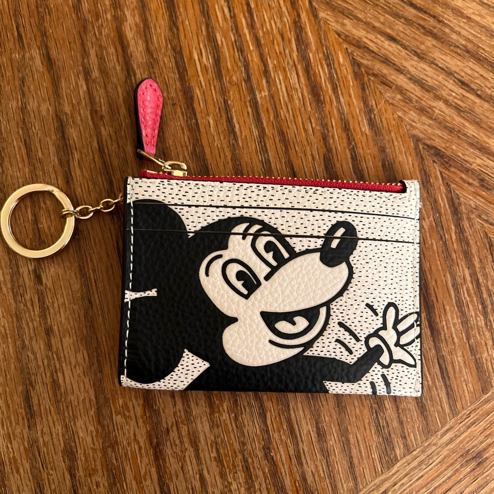 Coach x Disney x Keith Haring Mickey Mouse Coin Purse